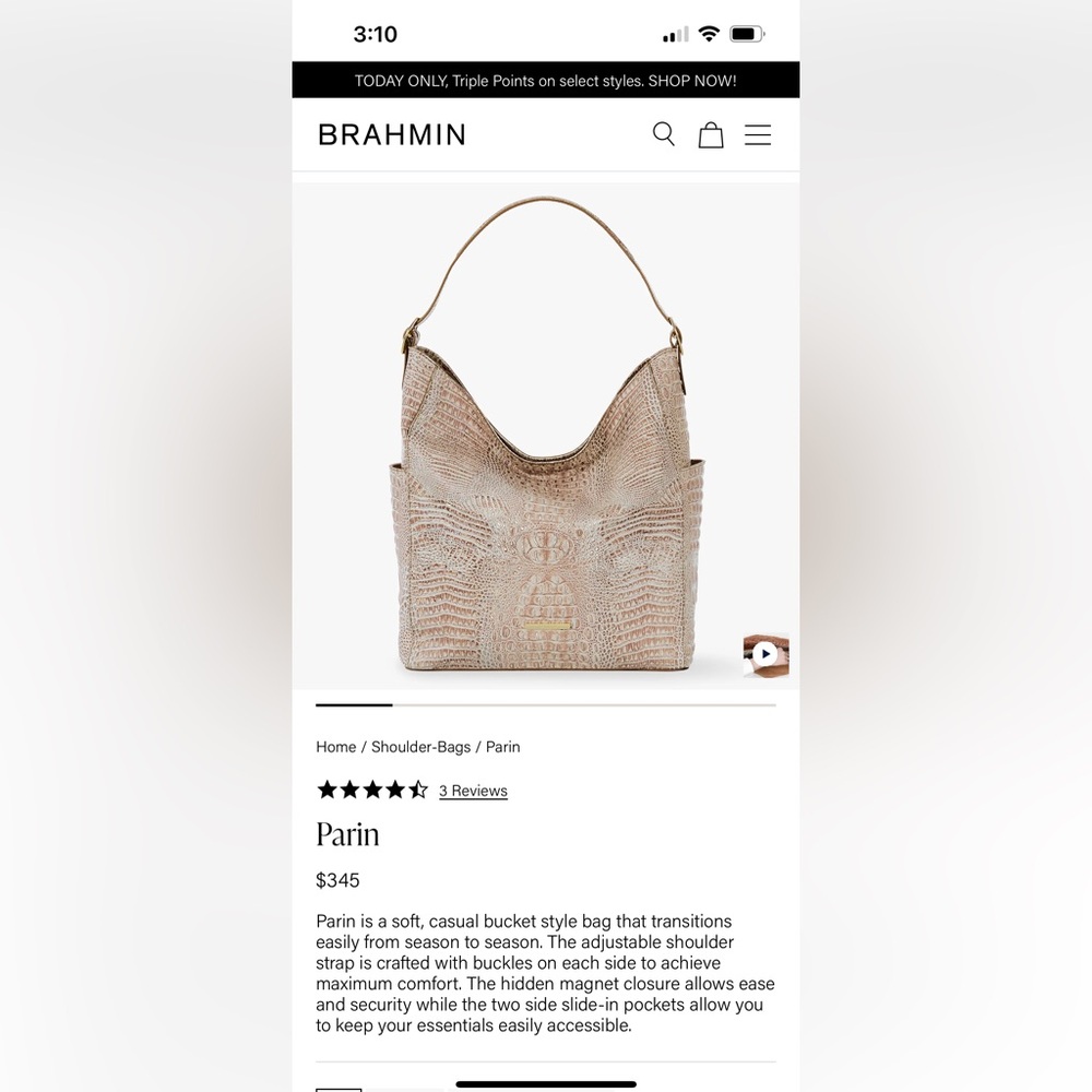 Brahmin Birch Mini Parin Melbourne.